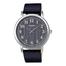 Casio General Ladies Grey Dial Black Leather Strap watch image