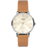 Casio Leather Analog Watch for Women, Beige image