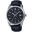 Casio Black Dial Leather Strap Men’s Watch image
