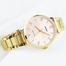 Casio Watch For Women Analog Stainless Steel Band Gold and Pink image