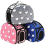 Cat Pattern Dog Carrier Bag Portable Cats Handbag Foldable Travel Bag Puppy Carrying Shoulder Pet Bags image