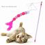 Cat Toy Interactive Toy Soft Feather And Bell Beading Cat Toy image