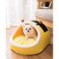 Cats Bed House Medium Size Comfortable Winter Beds image
