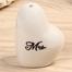 Ceramic Heart Shape Salt and Pepper Jar image