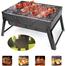 Charcoal BBQ Grill Foldable-Portable Barbecue Stand, Garden Party - Outdoor Folding Camping Stove - Picnic Cook image