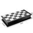 Chess Game Silver Gold Pieces Folding Magnetic Foldable Board Family Board Games (12908) image
