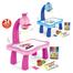 Child Learning Desk with Smart Projector Children's Painting Table Light Children's Educational Equipment Drawing Table with Toys image