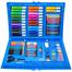 Children Painting/Drawing Set 86 Pcs (Pink/Blue) - Free Handmade Drawing Pad A4 Size 20 Pages image