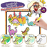 Children's Magic Unicorn Cartoon Painting Book with Marker Different Magic Book image