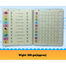 Children's Word Magic Practice Book Procure Mathematics, Numbers, Alphabet, Drawing Invisible for Kids Easy to Use and Maintain (writing_book_4pcsset)Multicolor image