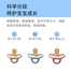 Children's anti-colic silica gel pacifier Baby Chusni Teether CN -1pcs image