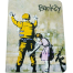 Chinatar Khorak Small Notebbok: Banksy image