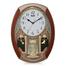 Citiplus– 2927 Classic Musical Pendulum Quartz Wall Clock with Decorative Diamonds – New Copper image