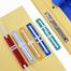 Clamping Strip, Color Binding Clips, Double Hole Simple Binder, 50 Pcs image
