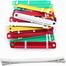 Clamping Strip, Color Binding Clips, Double Hole Simple Binder, 50 Pcs image