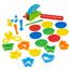 Clay Dough Kids Toy With 29 Pcs Accessories, Tubs And Shaping Sets Moulding Scissors Shaper And Beautiful Dices For Gift (11723) image