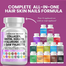 Clean Nutraceuticals Collagen Pills 1000mg Biotin 10000mcg Keratin Saw Palmetto Hyaluronic Acid - Hair Skin and Nails Vitamins and DHT Blocker - 90 Count image