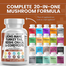 Clean Nutraceuticals Lions Mane Lions Mane Reishi Chaga and Cordyceps 60 Count image