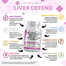 Clean Nutraceuticals Milk Thistle NAC Chanca Piedra Beet Root Artichoke Dandelion Root - Liver Cleanse Detox and Repair Supplement Plus TUDCA Choline and Ginger 60 Count image