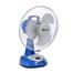 Click Rechargeable Table Fan 12 Inch Blue USB Charger image