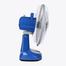 Click Rechargeable Table Fan 12 Inch Blue USB Charger image