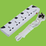 Click Safe Extension Cord 3pin 4Skt 5Yard image