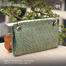 Baah Emerald Green Jute Purse image