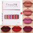 CmaaDu 6 Pcs Set Liquid Matte Non-stick Cup Waterproof Lipstick Set image