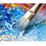 Color Mixing Plate Portable White Watercolor Paint Palette Case Folding Box 20 Wells And 5 Mixing Area image
