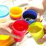 Colorful Drinking Cup With Container(7pcs set) image