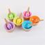 Colorful Ice Cream Design Baby Feeding Bowl With Spoon - Purple image