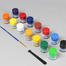 Combo Doms Poster 12 Color Keep Smiling 7pcs Mix Brush 1Set Artists Round Color Platte image