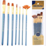 Combo Doms Poster 6 Color 1set Keep Smiling 7pcs Mix Brush 1set Artists Round Color Platte 1pcs image