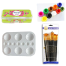 Combo Fevicryl Acrylic Colorus Sunflower Kit Fabric Color Fabric Paint Keep Smiling 12 Pcs Mix Brush 1 Set Artists Round Color Platte 1 Pcs Good Combo Set image