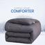 Comfort House Grey Color Lightweight ‍King Size Comforter image