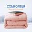 Comfort House Solid Color Luxury Lightweight Comforter Super Single Size - Pink image