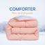 Comfort House Solid Color Luxury Lightweight Comforter King Size - Champagne Pink image