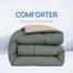 Comfort House Solid Color Luxury Lightweight Comforter Super Single Size - Olive image