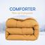 Comfort House Solid Color Luxury Lightweight Comforter Super Single Size - Lemon Yellow image