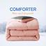 Comfort House Solid Color Luxury Lightweight Comforter King Size - Pink image