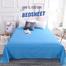 Comfort House Sky Blue Colour King Size Bed Sheet With Pillow Cover image