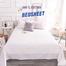 Comfort House White Colour Duble Size Bed Sheet Set image
