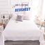 Comfort House White Colour King Size Bed Sheet Set image