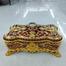 Compact Jewelry Case Flannel Lining Decorative Storage Box Rings for Storing Earrings Necklace image