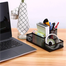 Compartment Metal Mesh Desk Organizer 4 Compartment image