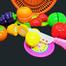 Cooking Food Play Kitchen Kits Early Educational Toys For Kids 8 Pcs(cutter_fruit_basket) image