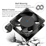 Cooling Fan AC 220V 6 inch Ventilator Fan Low Noise Axial Fans Use For Exhaust Circulation Ventilation Incubator System and more image