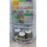 Corner Shelves Spice Jar Pot Rack For Bathroom Kitchen Organiger image