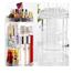 Cosmetics Organizer 360 Degree Diamond Rotatable Cosmetics Storage Box image