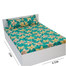 Cotton Fabric Multicolor Print Double King Size Bedsheet Set 7.5x8.5 ft With Two Pillow Covers image